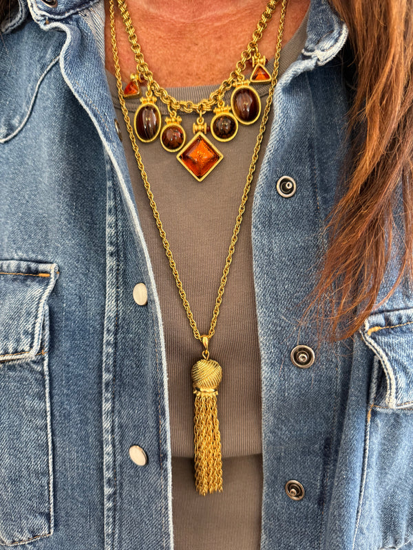Vintage Tassel Necklace