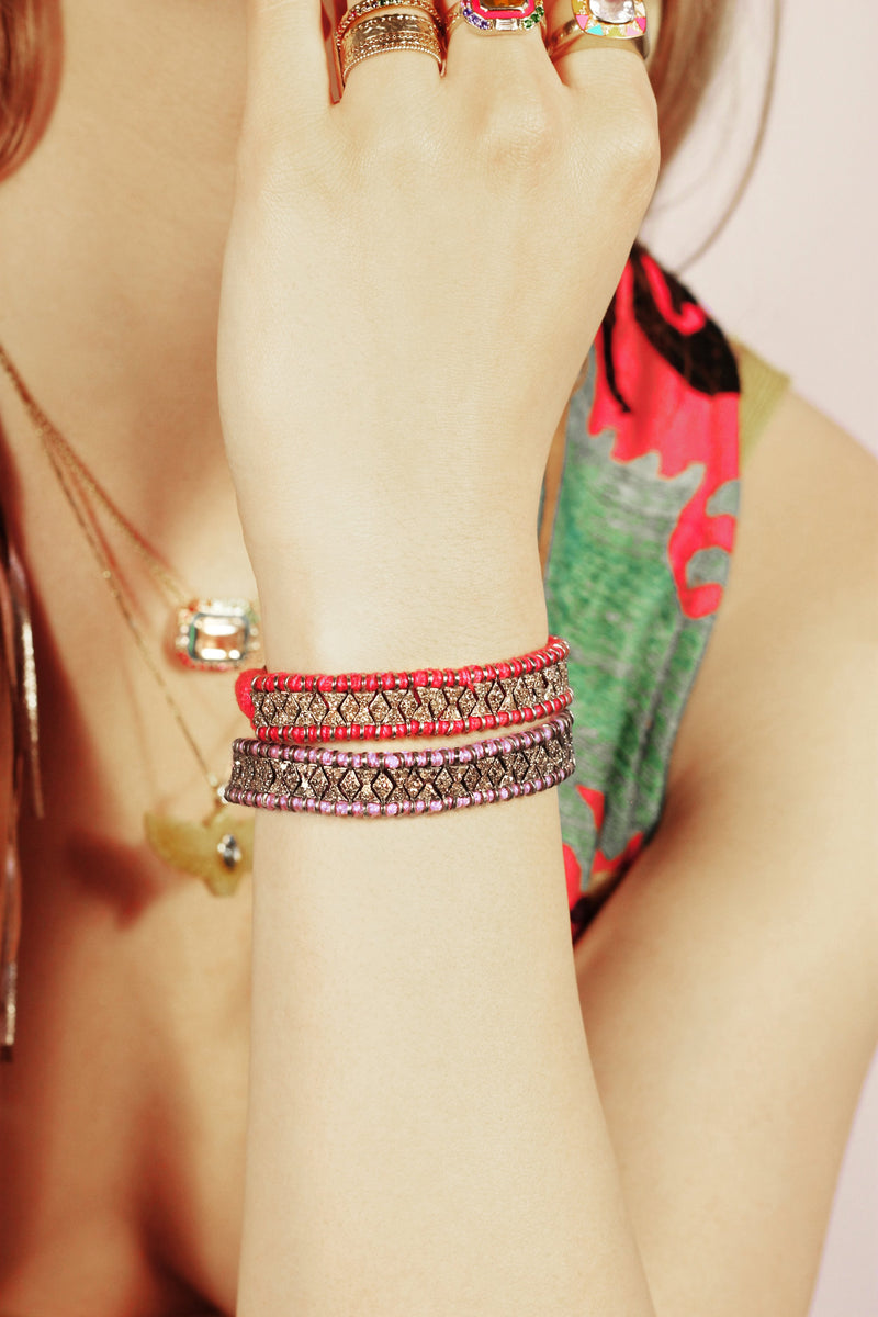 Janeiro Pink Brazilian Bracelet