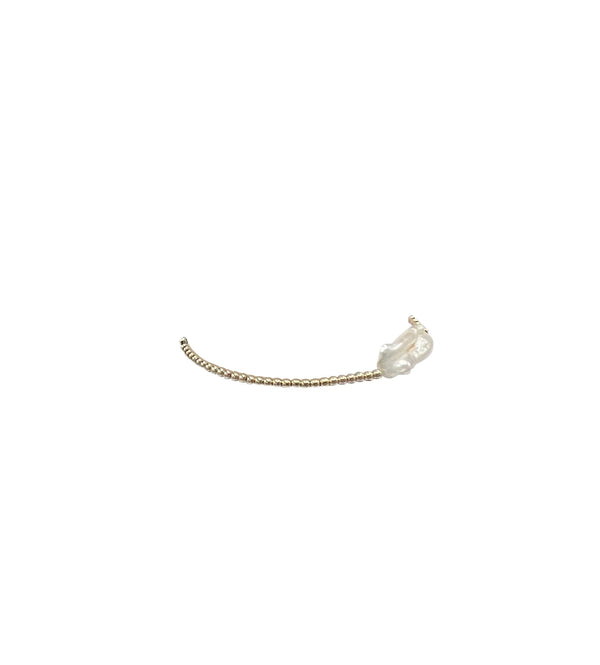 2MM Signature Bracelet with Pearl Bar