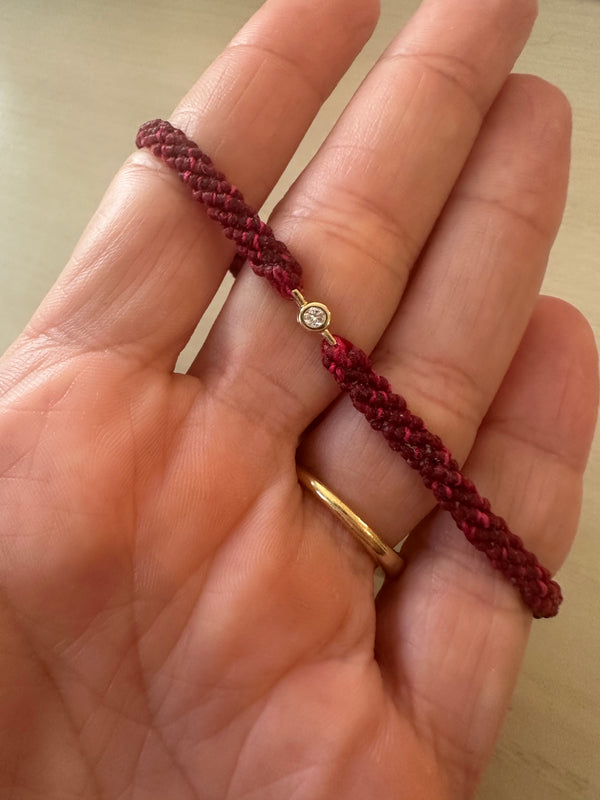 Classic Diamond Bracelet in Cherry Blossom