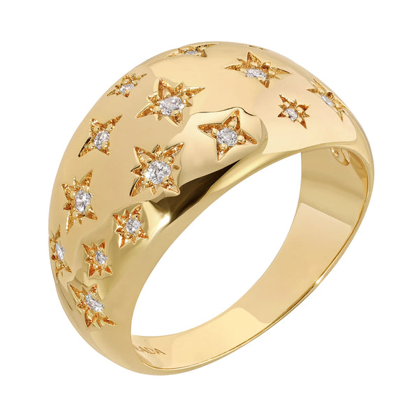 Stevie Stars CZ Ring