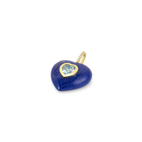 Lapis Lazuli Heart Pendant