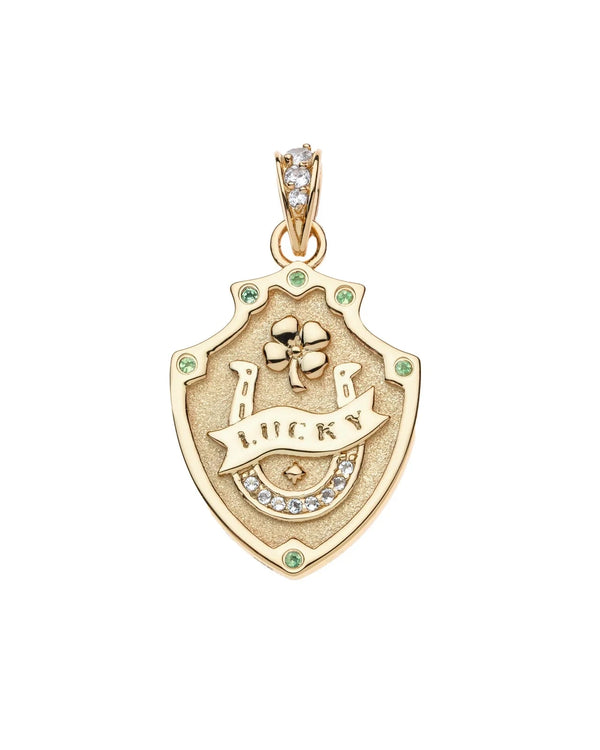 LUCKY Shield Pendant