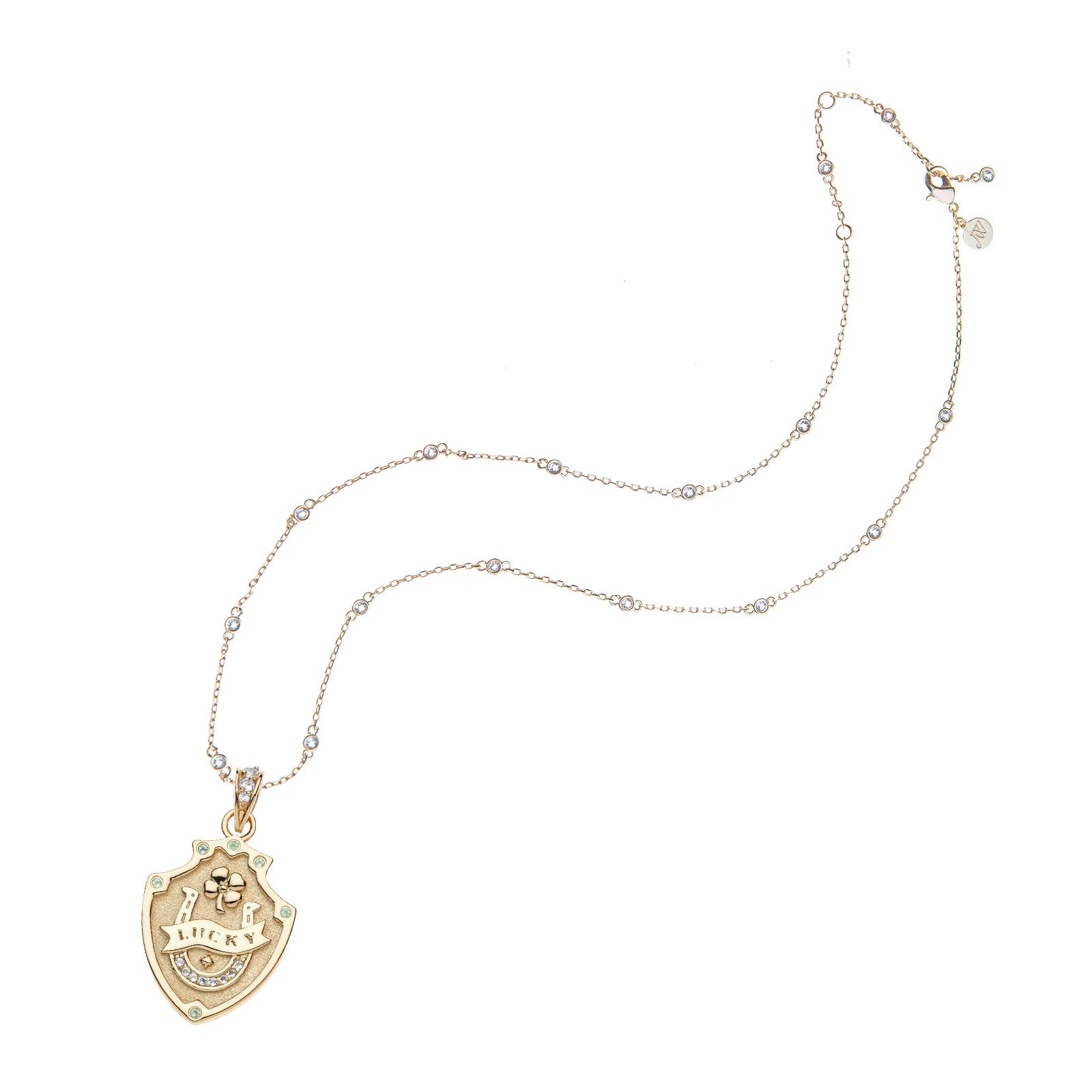 LUCKY Shield Pendant