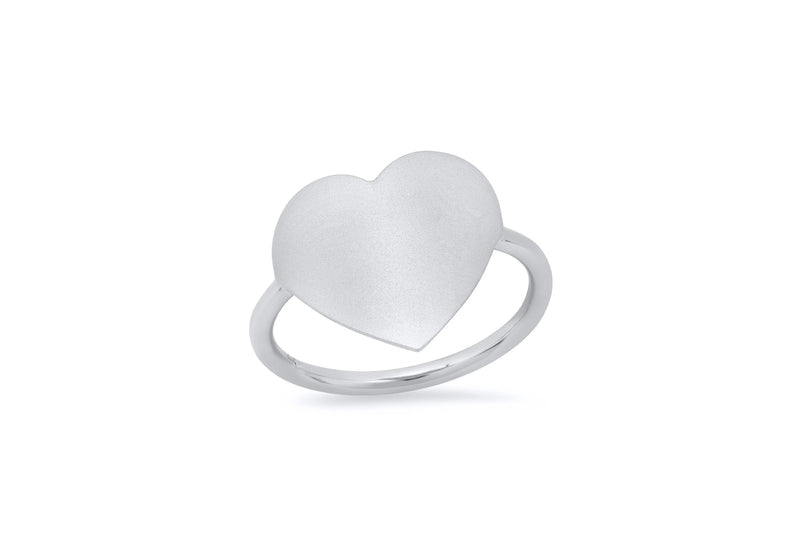 MS X SRJ Large Solid Heart Ring