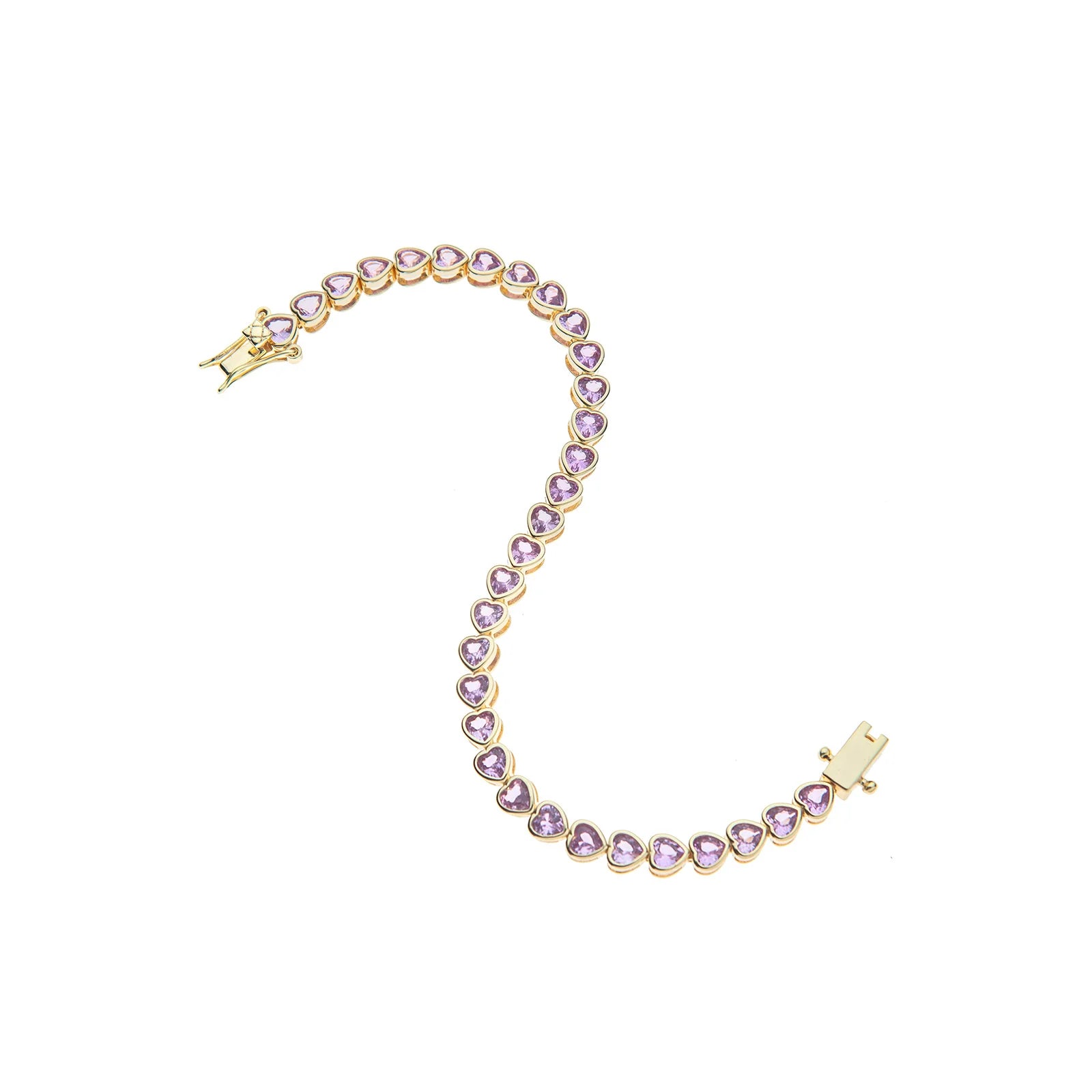 Made from LOVE Pink Tennis Bracelet