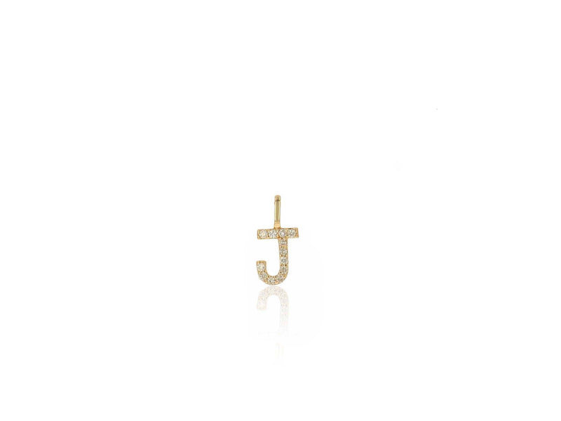 Diamond Letter Charm Only