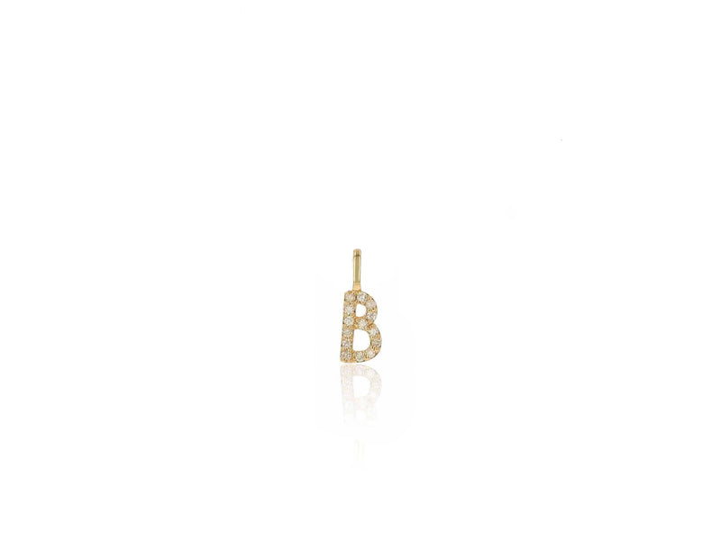 Diamond Letter Charm Only