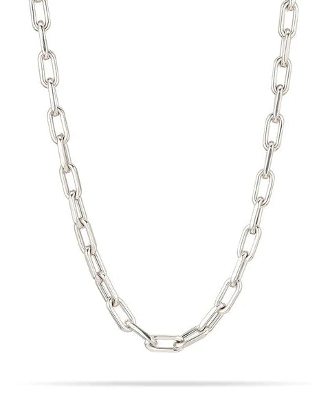 5.3mm Italian Chain Link Necklace in Sterling Silver
