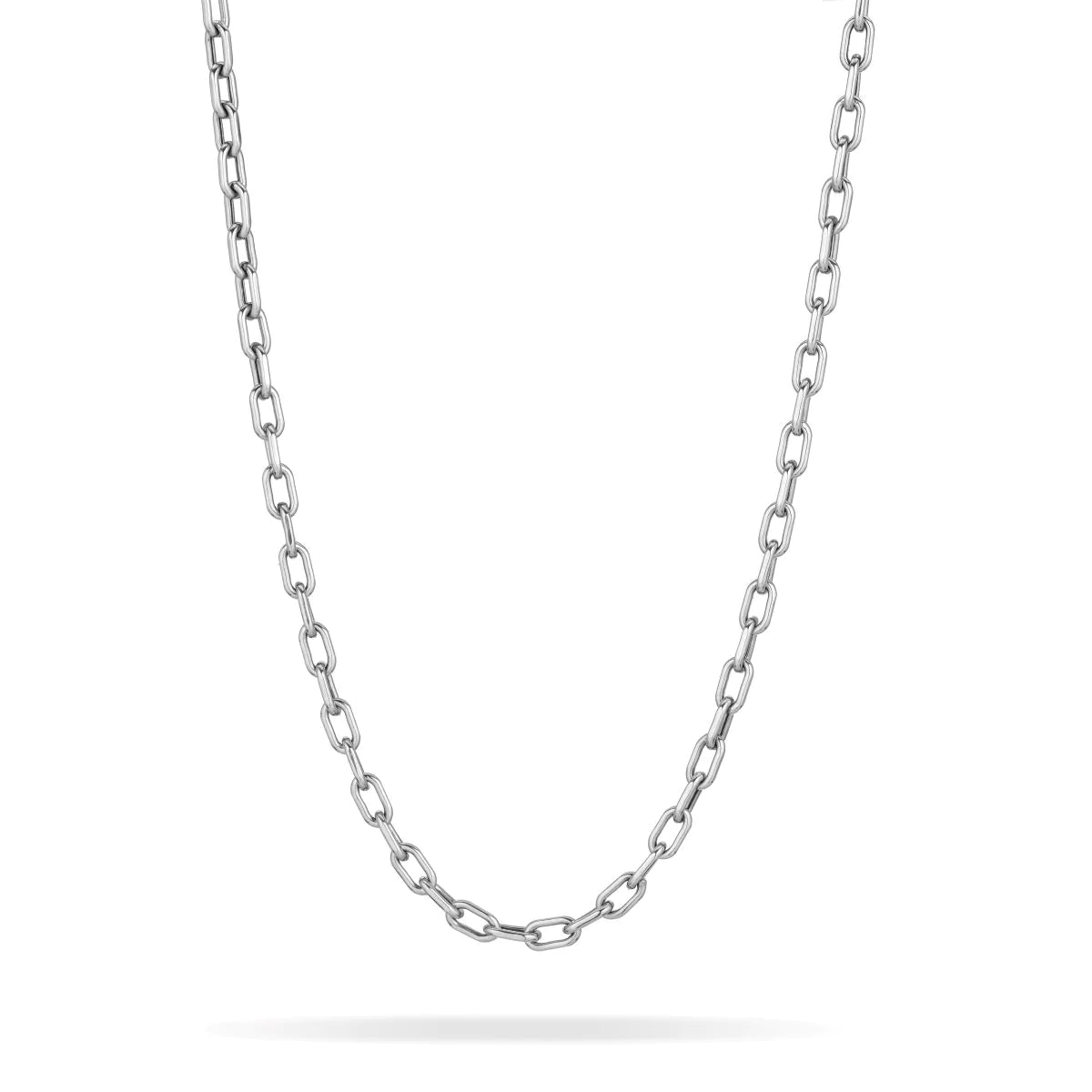 4mm Italian Chain Link Necklace