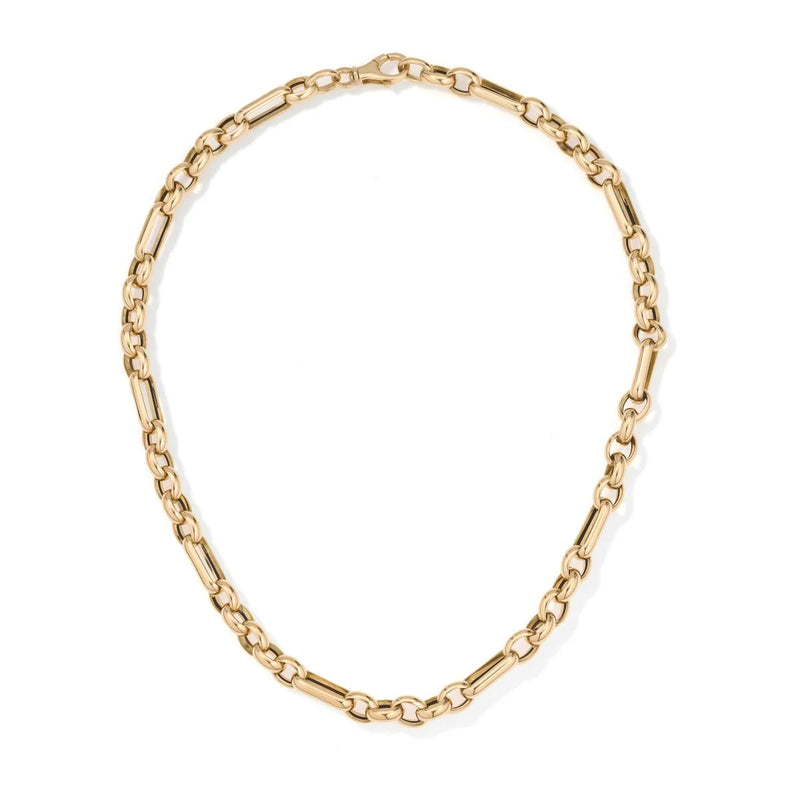 Mixed Rolo Cable Chain Necklace