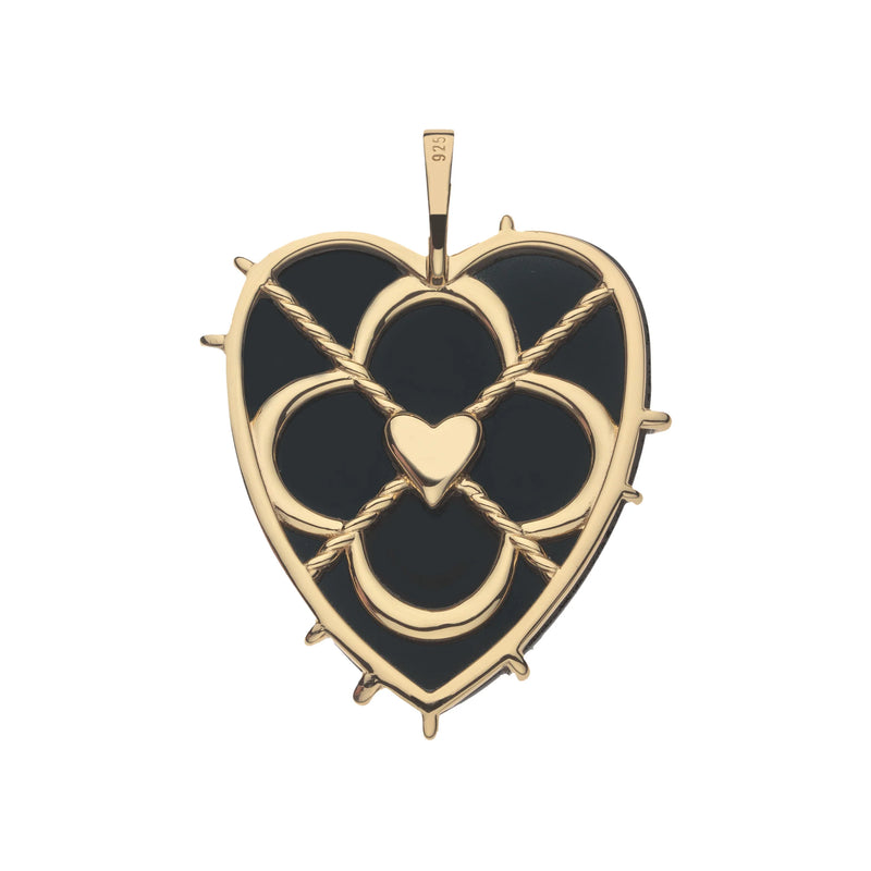 LOVE Carry Your Heart Pendant in Onyx