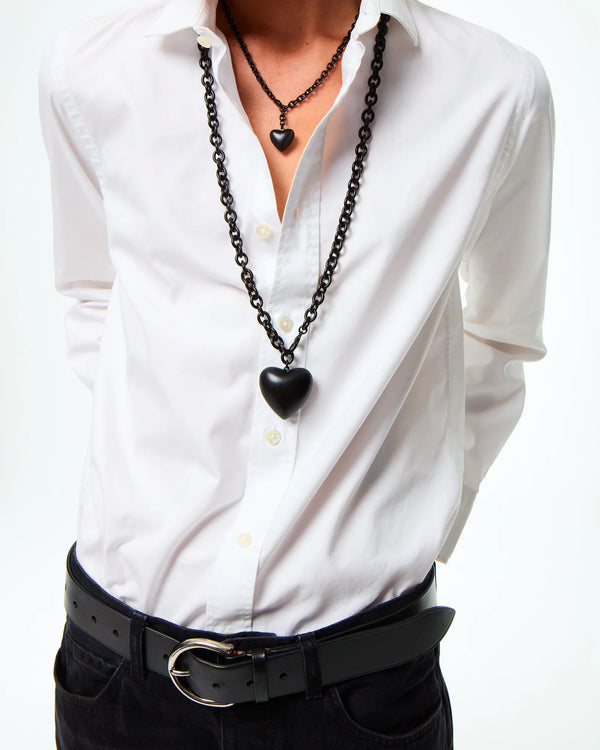 The Mini Puffy Heart Necklace