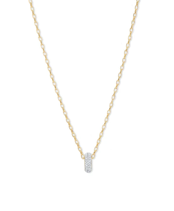 Pavé Diamond Spacer Big Bead