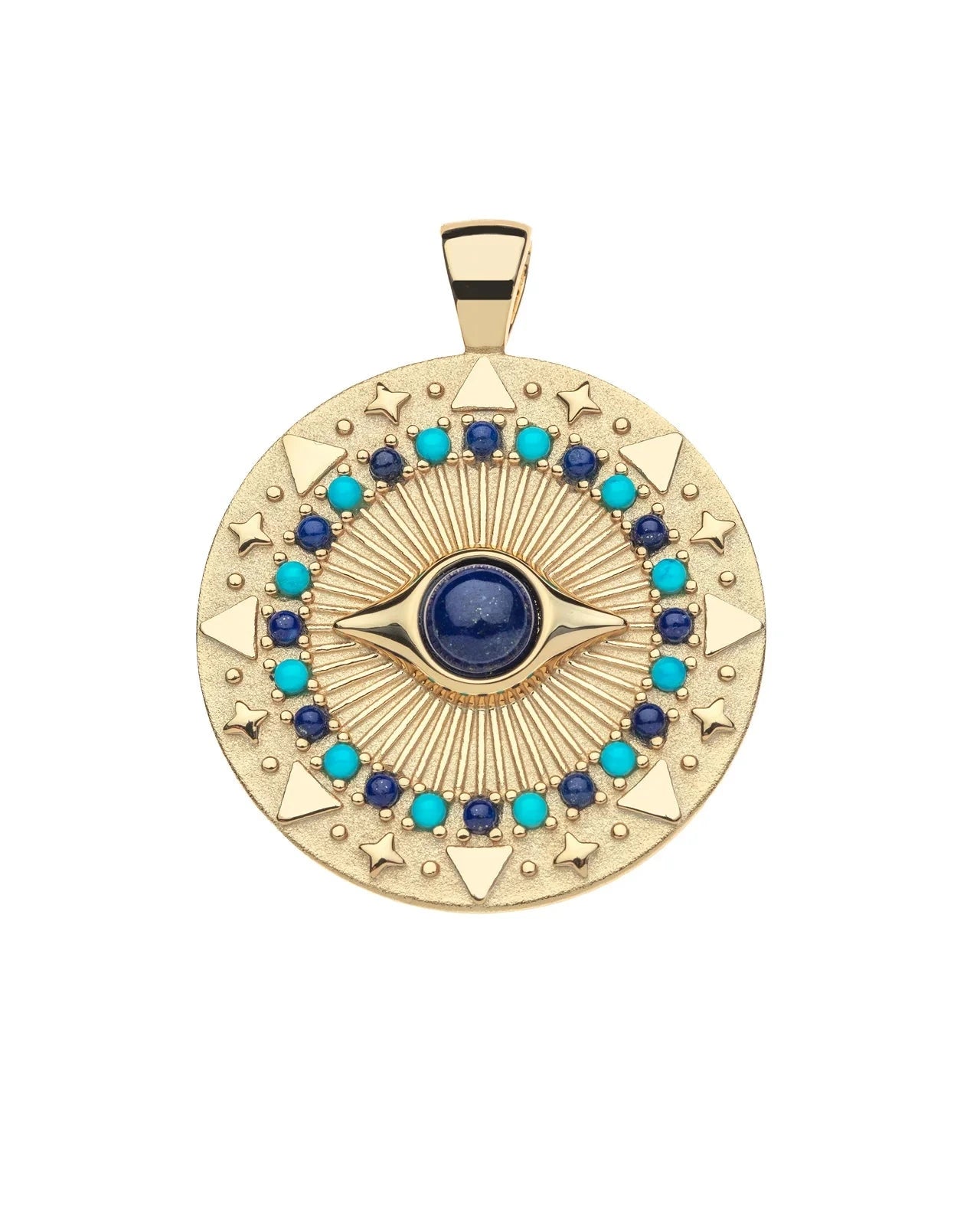 PROTECT Gleaming Eye Pendant in Celestial Blue