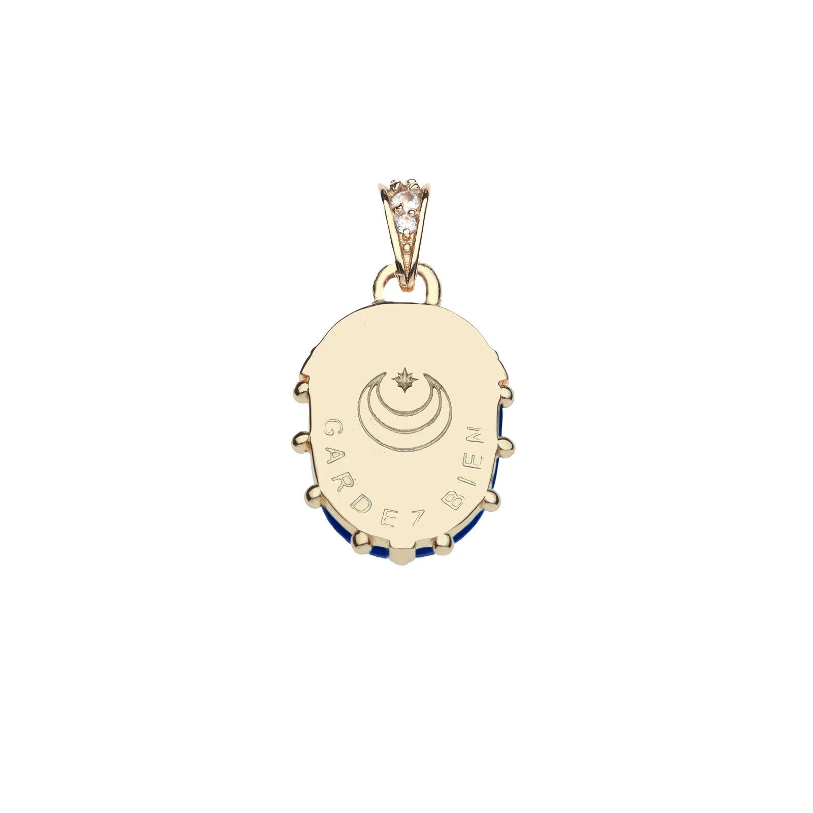 PROTECT Guardian Scarab Pendant in Lapis