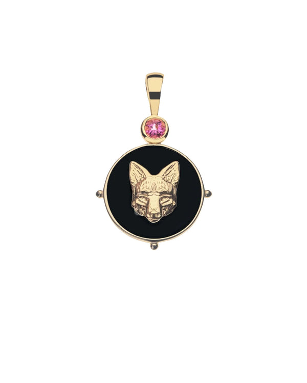 PROTECT Onyx Fox Coin Pendant