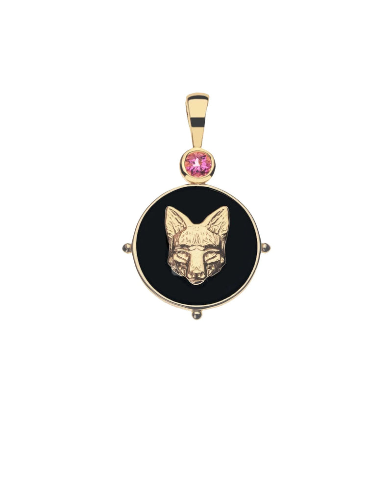 PROTECT Onyx Fox Coin Pendant