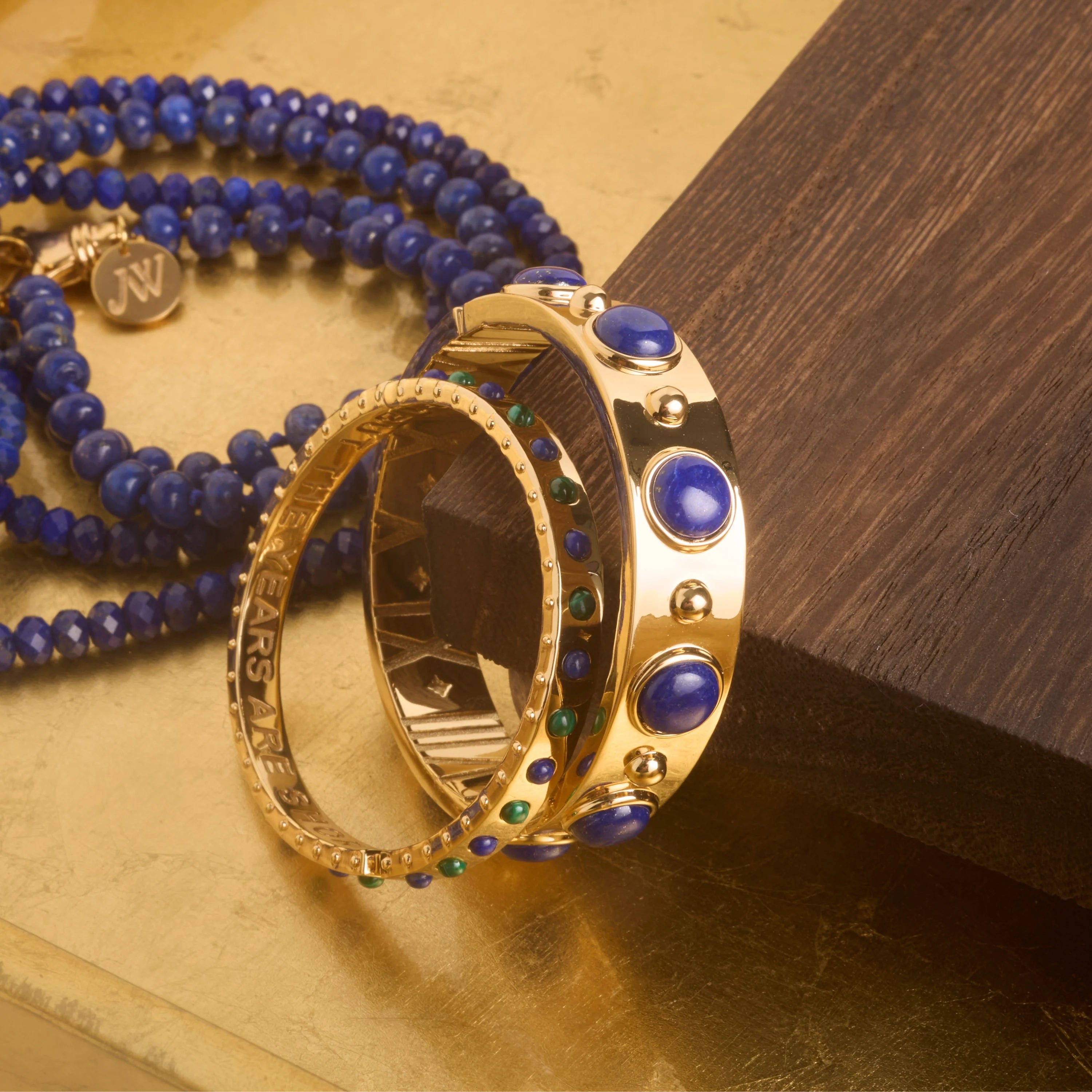 FOREVER Through All Time Cuff in Lapis