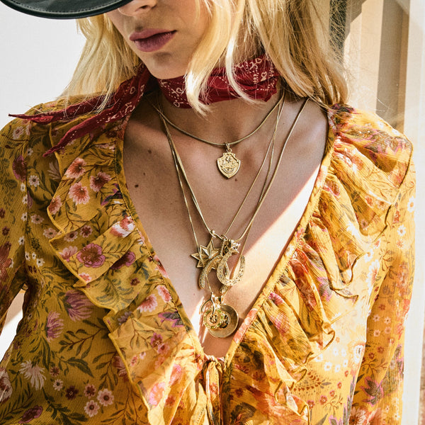 Double Wrap Snake Chain Necklace