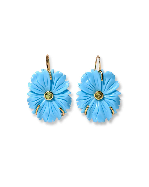 New Bloom Earrings in Cerulean