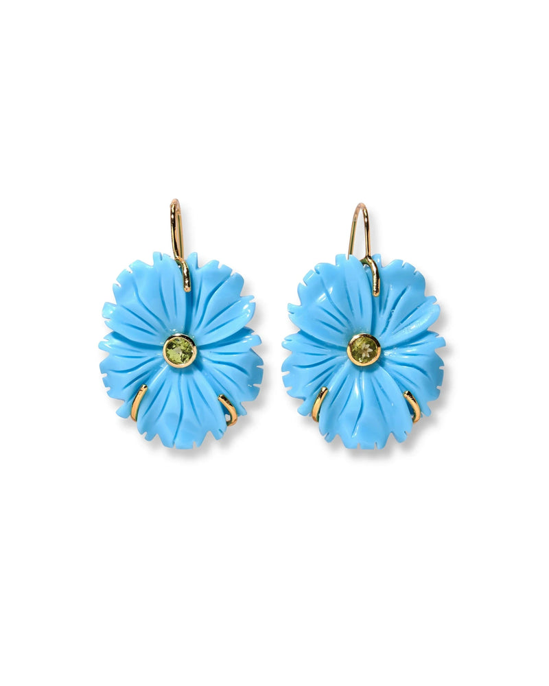 New Bloom Earrings in Cerulean