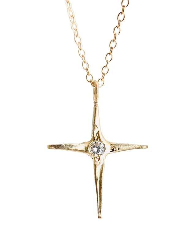Handmade Diamond Cross