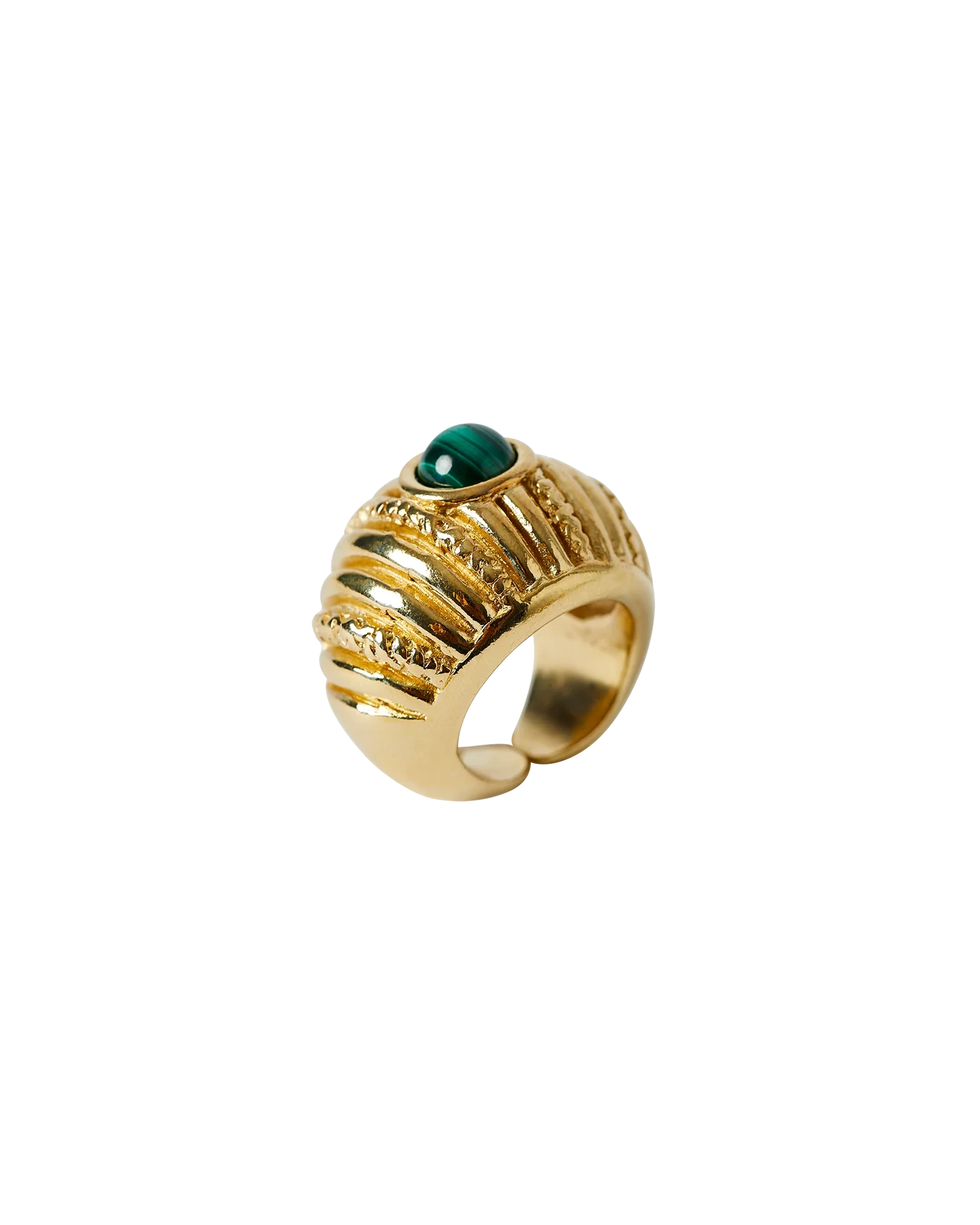 Small Reef Ring Malachite