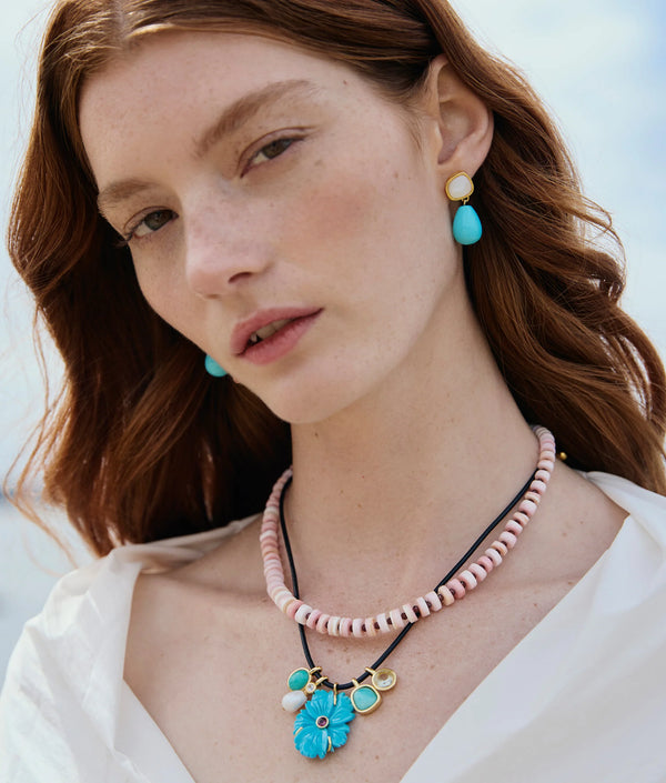 Tola Necklace in Blush