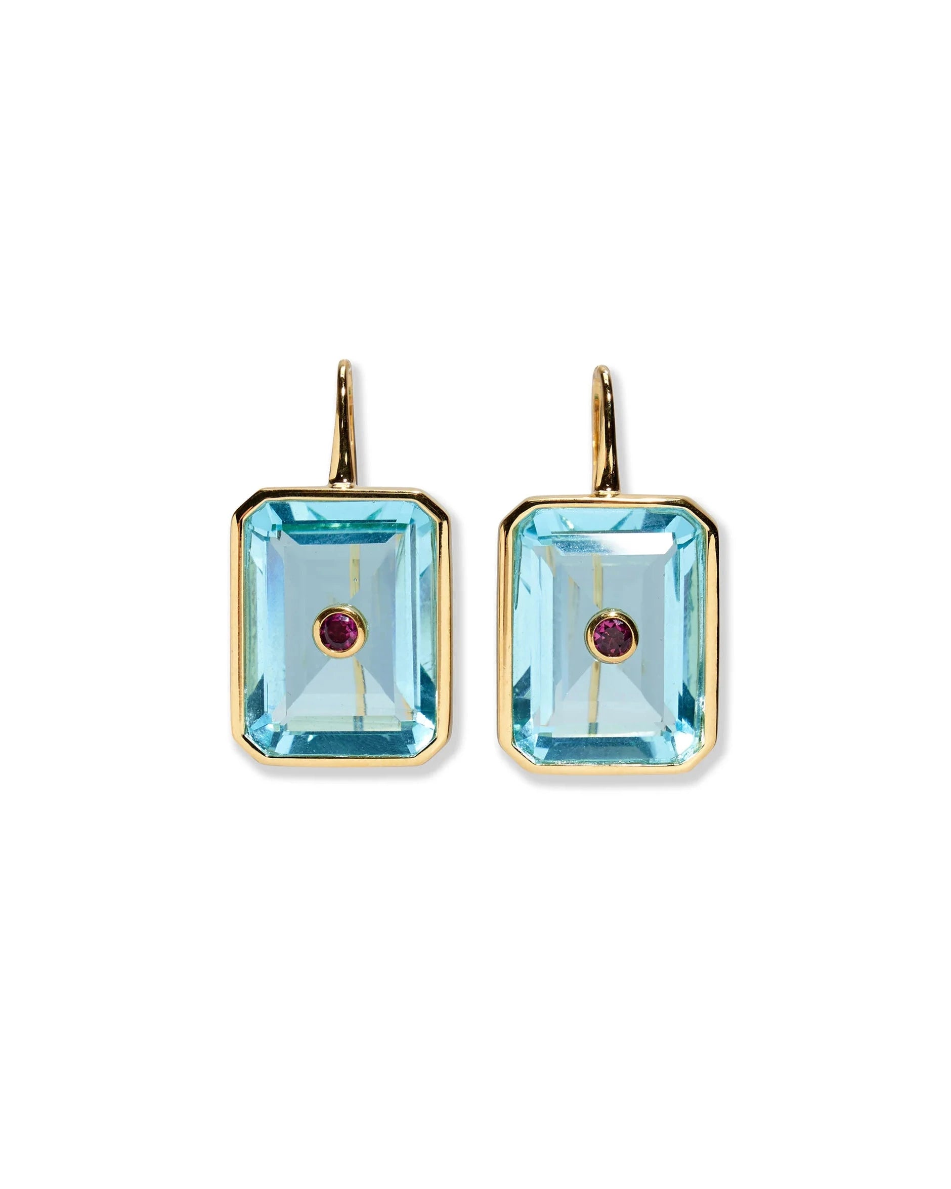 Tile Earrings in Poolside
