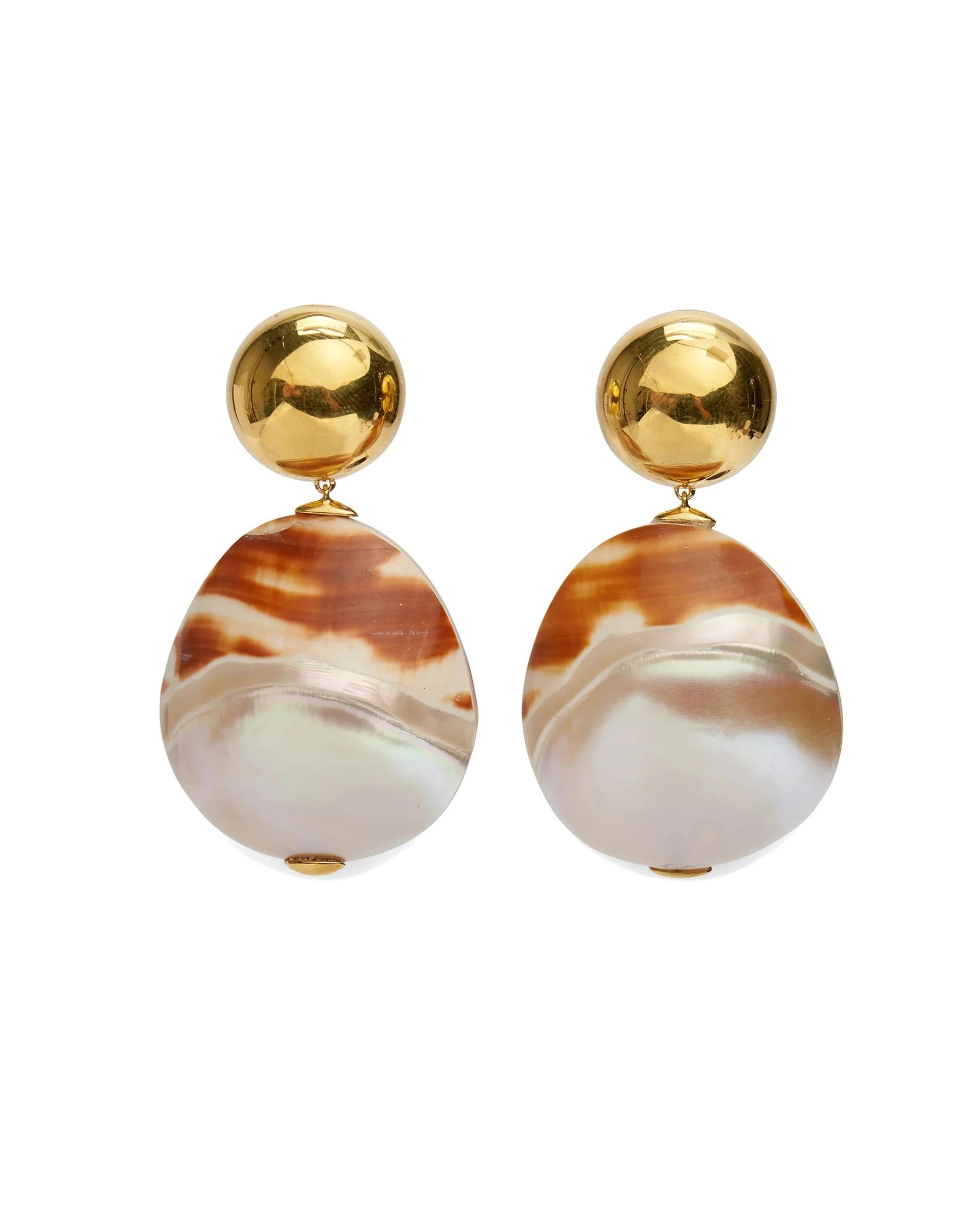 Rodan Pearl Earrings in Tigre