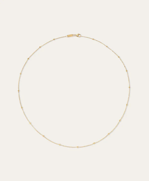 Saturn Chain Necklace in Gold