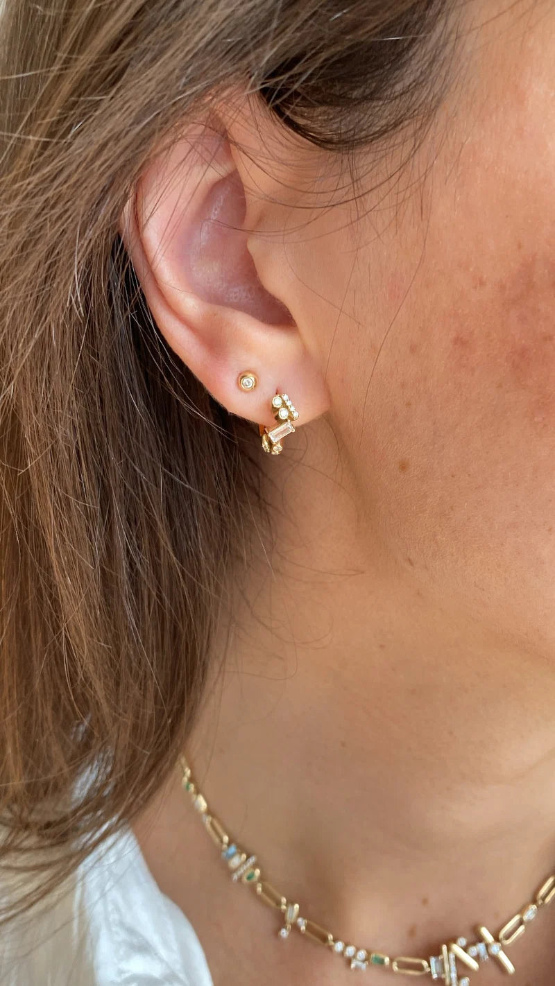 Ethereal Caress Multi-Stone 14k Gold Necklace