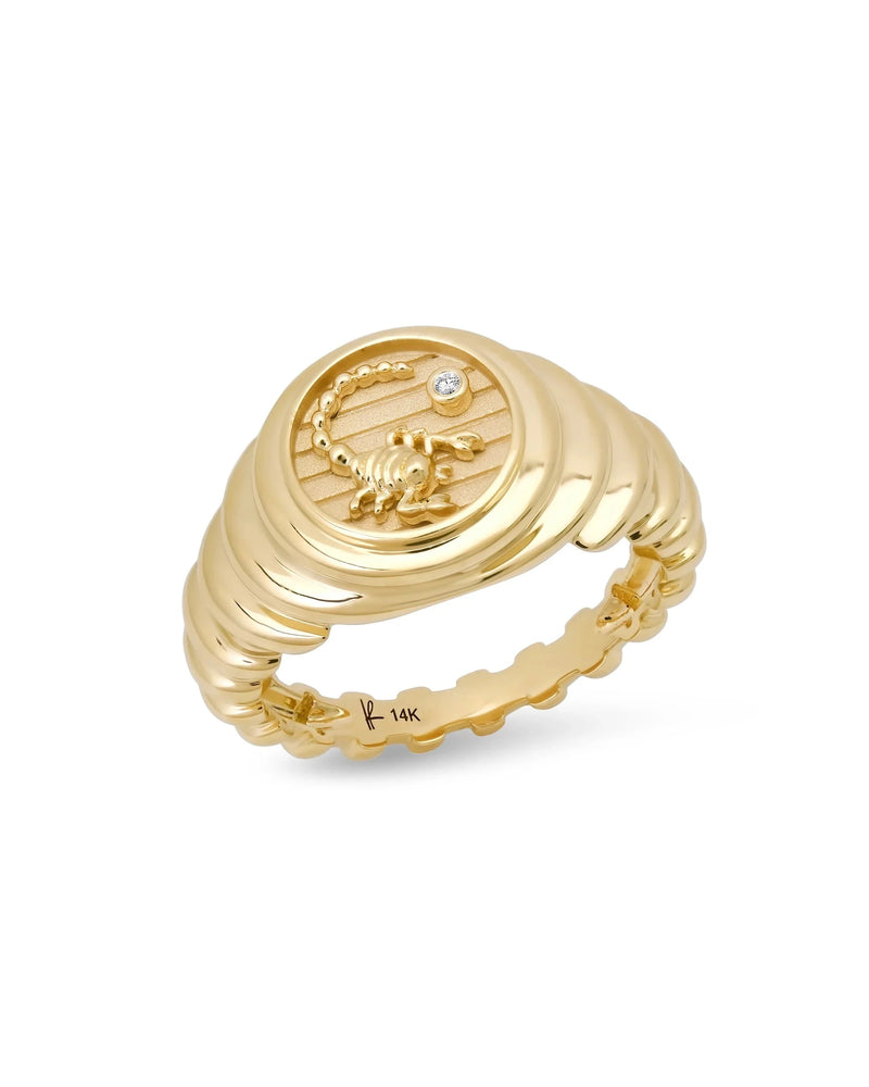 Petite Zodiac Ring