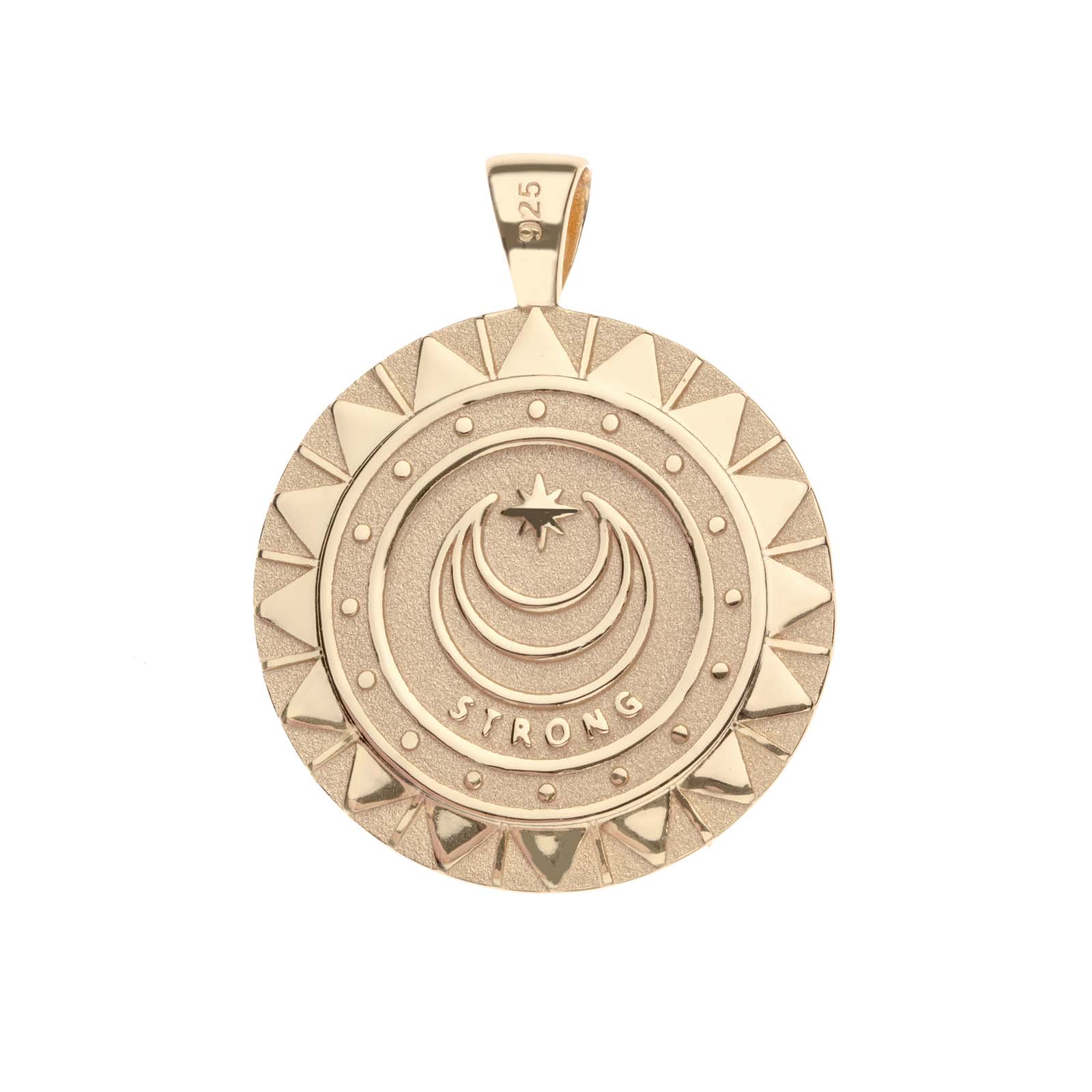 STRONG Blazing Sun Coin Pendant