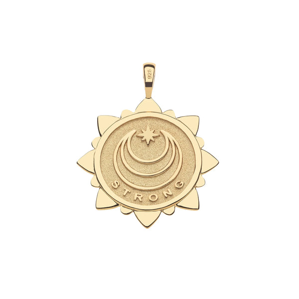 STRONG Shine Your Light Pendant in Mother of Pearl