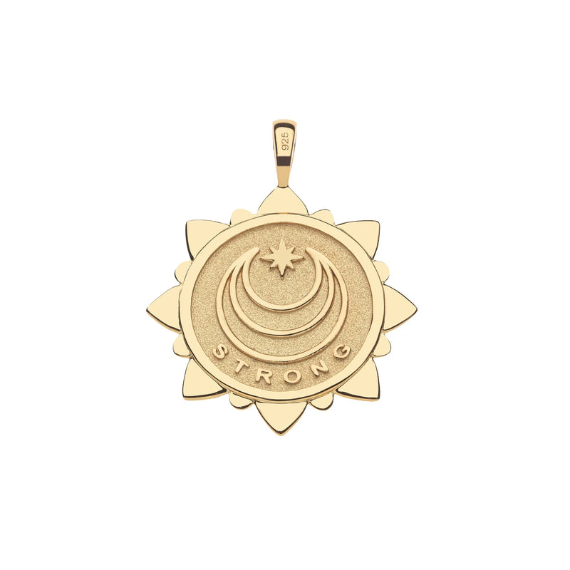 STRONG Shine Your Light Pendant in Mother of Pearl