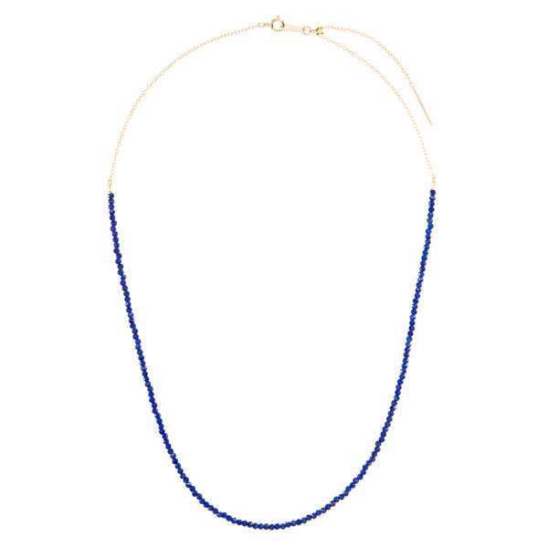 Tiny Gem Necklace Lapis