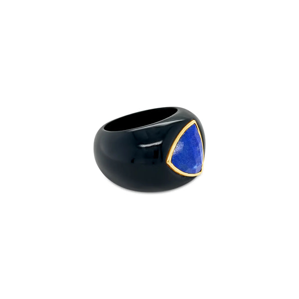 Black Onyx Stone Ring