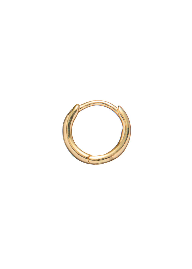 Solid Gold Hinge Hoop