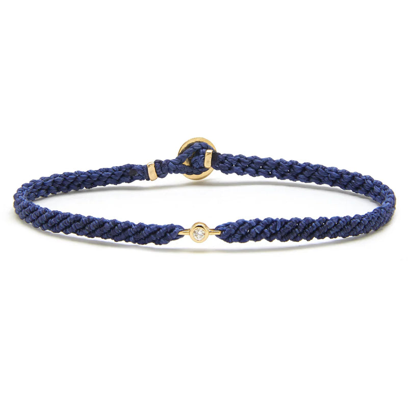 Classic Diamond Bracelet in Indigo