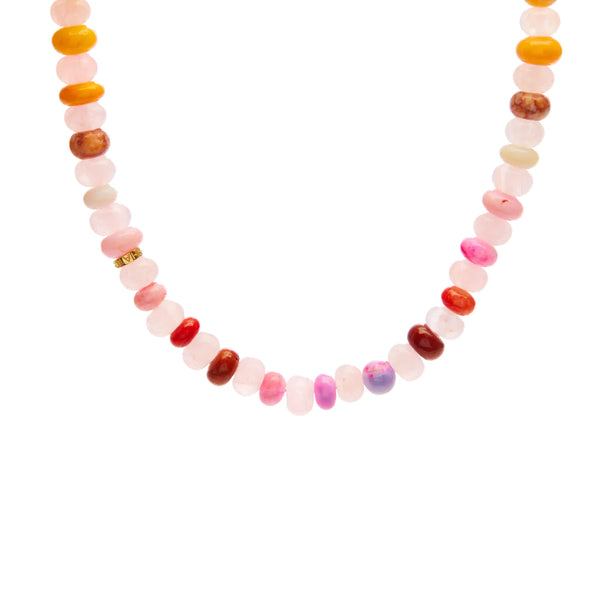 Sherbet Candy Gem Necklace
