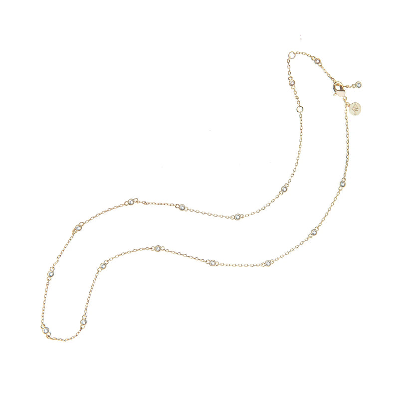 Written in the Stars Chain in White Topaz