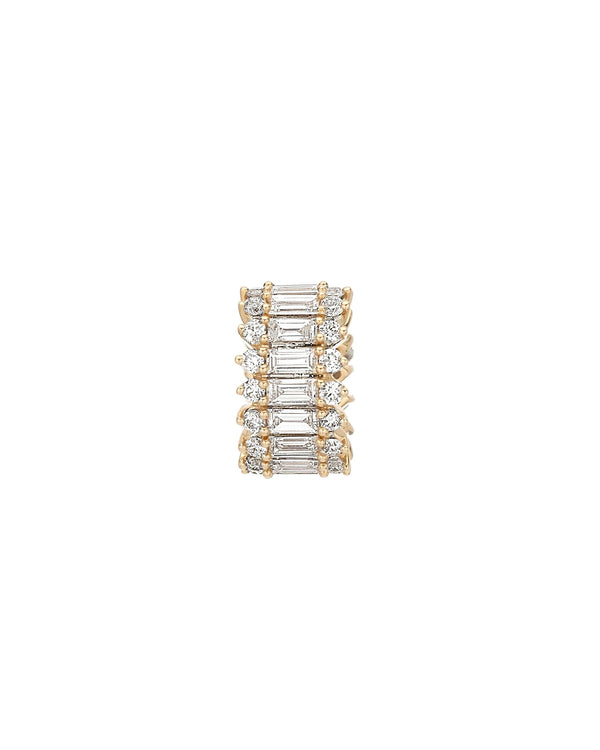 Diamond Full Stack Baguette Big Bead - Lab Grown