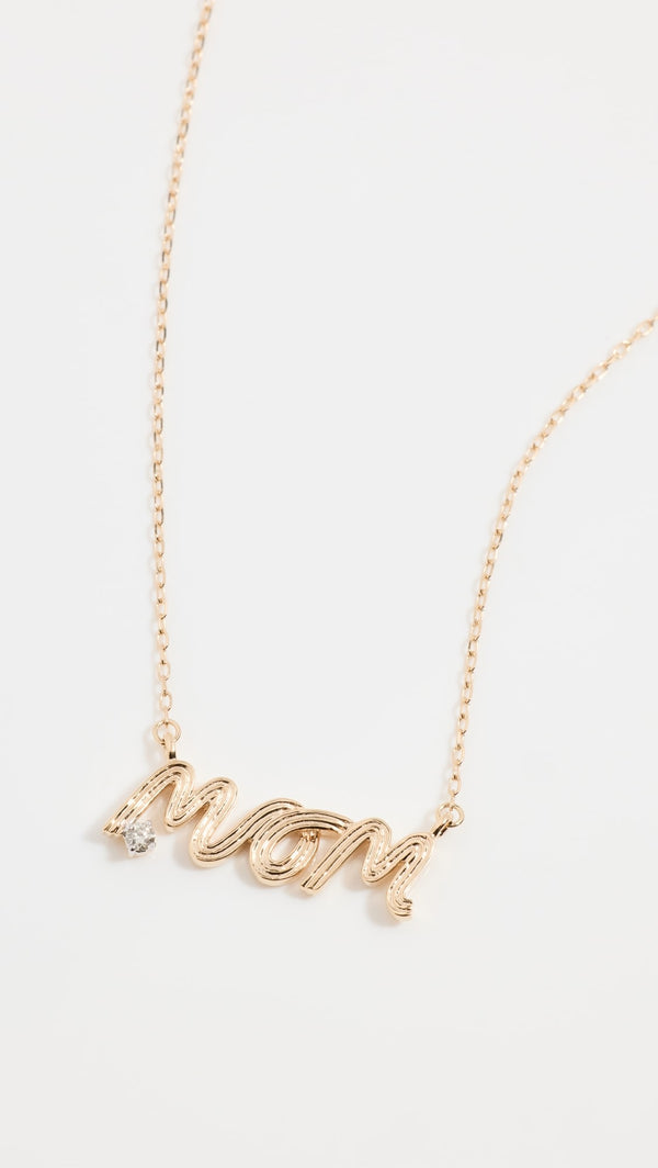 14k Groovy Mom Necklace