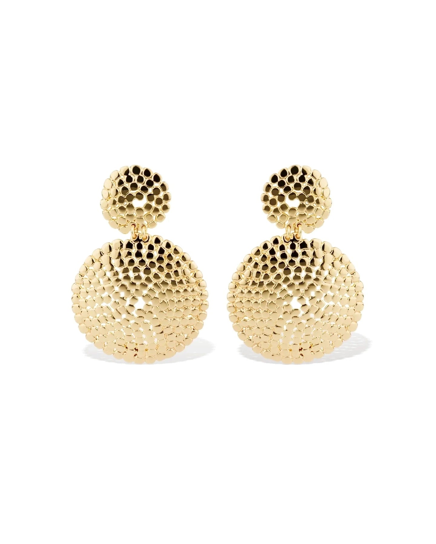 Onde Lucky Earrings (Small Size) Gold-plated metal
