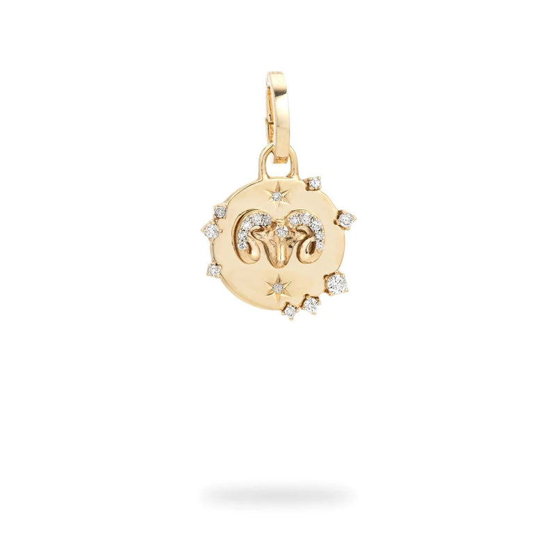 Zodiac Diamond Hinged Charm