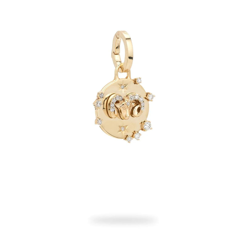 Zodiac Diamond Hinged Charm