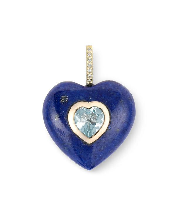 Lapis Lazuli Heart Pendant