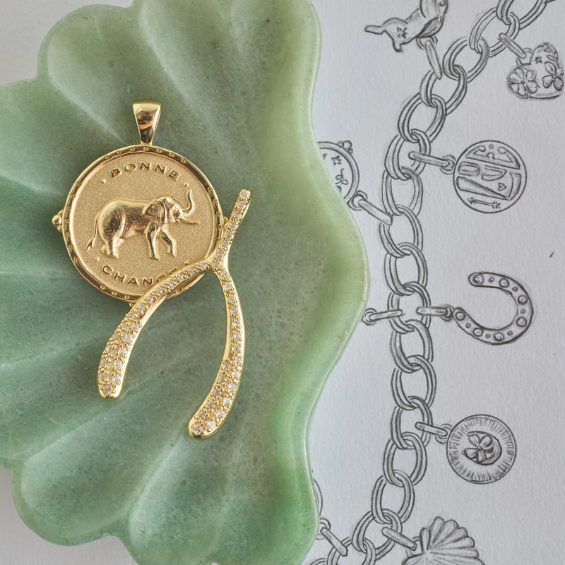 LUCKY Pavé Wishbone